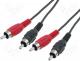 Cable assemblies - Cable 2x plug RCA- 2x plug RCA 1.5m